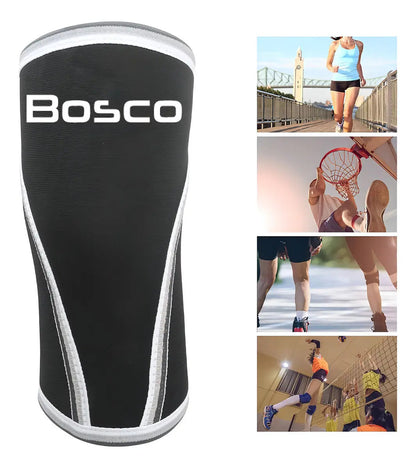 Rodillera deportiva de neopreno Bosco negro crossfit gym talle m