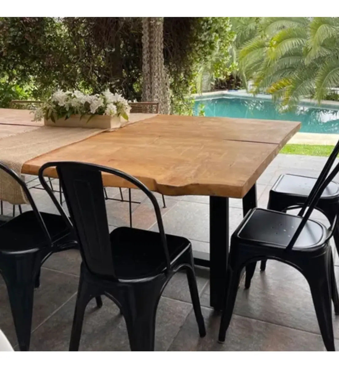 Silla Tolix reforzada interior/exterior metalica comedor