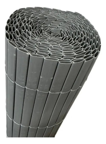 Cerca de PVC gris 1,0 x3 mts esterilla cerramiento gris