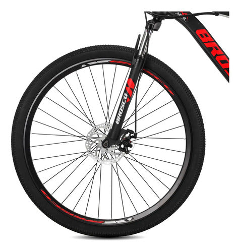 Bicicleta Montaña Rodado 29 Con 21 Velocidad Aro 29 Premium Color Rojo Tamaño Del Cuadro 29