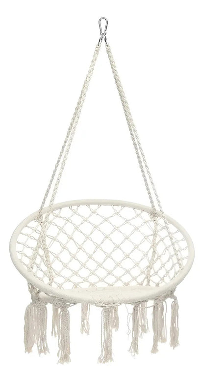 Silla hamaca circular cuerda para interior o exterior