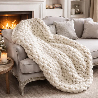 Manta Frazada Suave Invierno 1 Plaza Abrigada 1x2m Poliester Liso 1 Kg Blanco