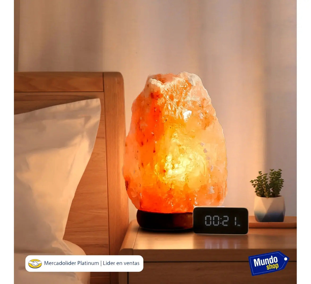 Lámparas de sal del Himalaya calidad 6 - 8kg originales