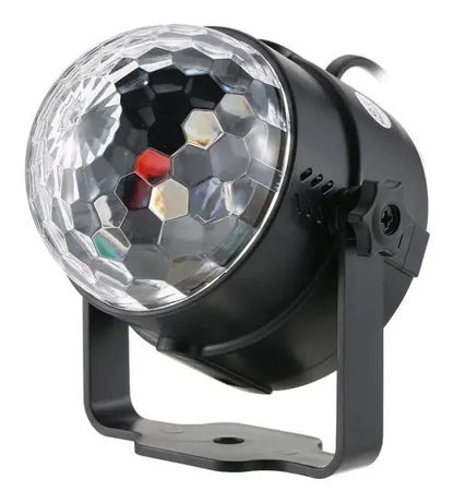 Lampara disco colores rotacion + control luces fiesta pro