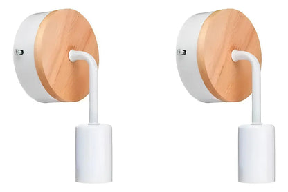 Pack x2 aplique lampara nordica de metal para pared Nairobi