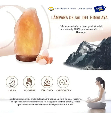 Lámparas de sal del Himalaya calidad 2 - 3kg originales