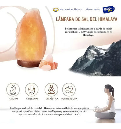 Lámparas de sal del Himalaya calidad 2 - 3kg originales