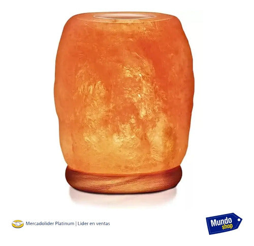 Lámparas De Sal Del Himalaya Aroma Esencia De Regalo. Naranja