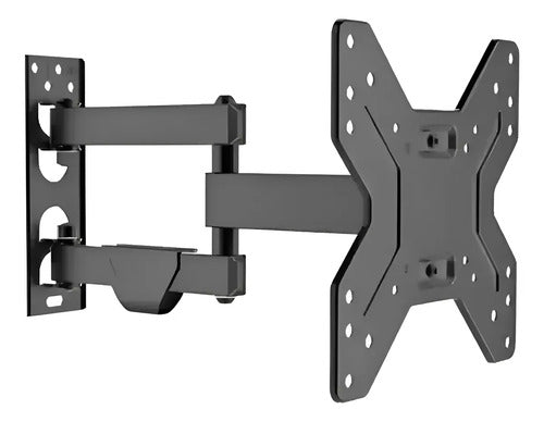 Soporte Movil Tv De 14 42 Pulgadas + Precintos + Hdmi Negro