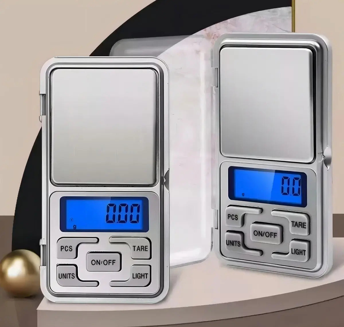 Balanza digital de precisión 0,01g hasta 200g de bolsillo