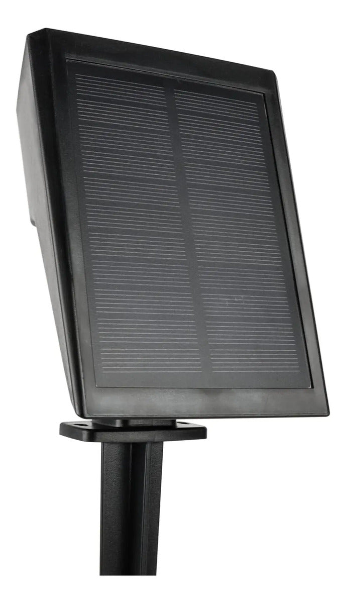 Foco estaca para jardín luz LED con panel solar