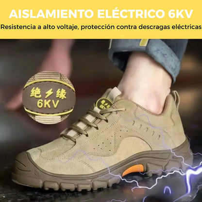 Calzado De Trabajo Seguridad Punta Reforzada Estilo Casual