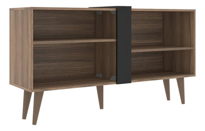 Rack TV Mundo Muebles Soberano mdp 42 pulgadas marrón 4 estantes