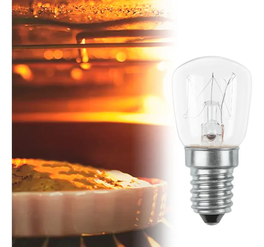 Lampara E14 para horno, heladera, lampara de sal 15w