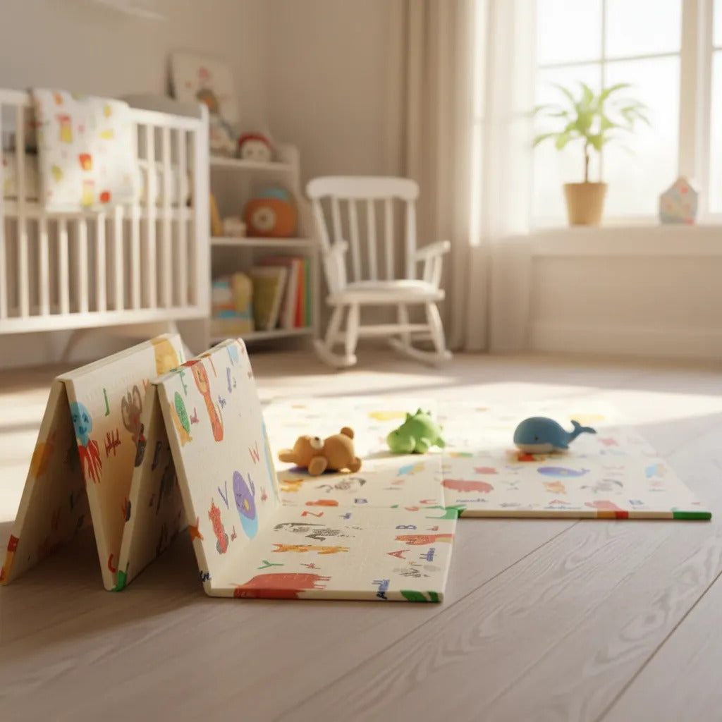 Alfombra antigolpes infantil reversible 200x180 bebes-niños