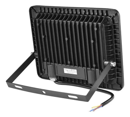 Reflector foco LED 10w luz fria exterior IP66 negro