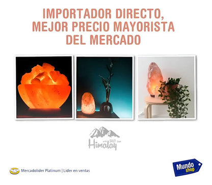 Lámparas de sal del Himalaya calidad 2 - 3kg originales