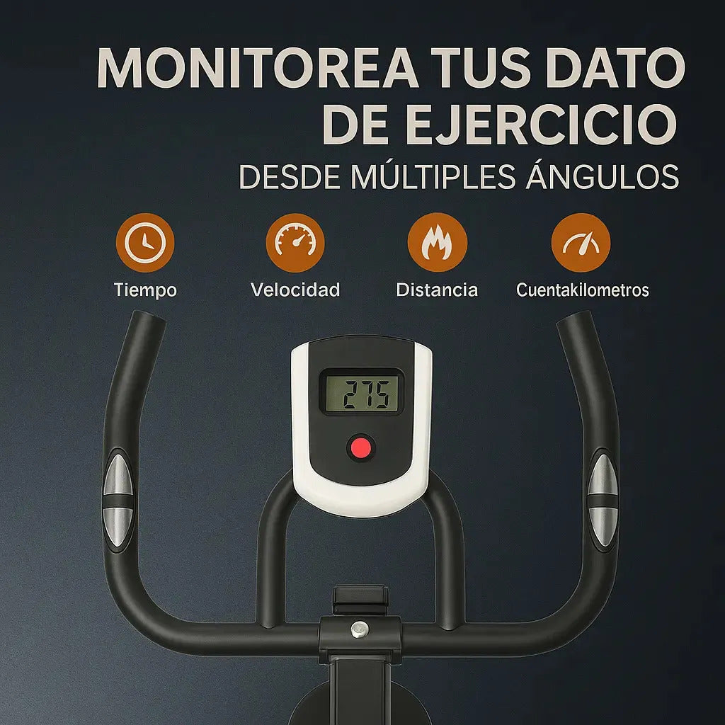 Bicicleta de spinning fija con resistencia para fricción 130kg