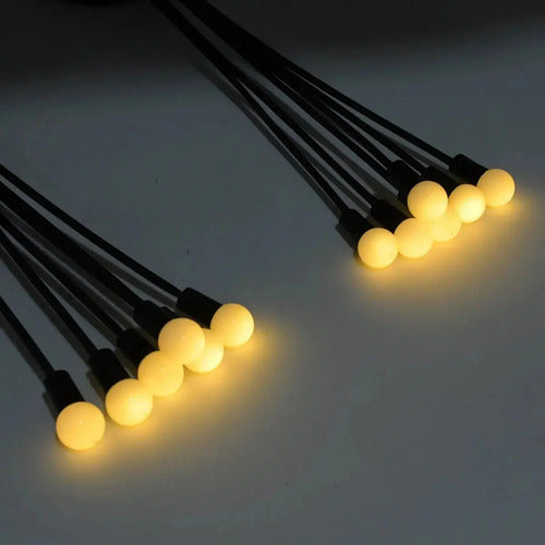 Ramo Luces Solares 32 Cabezales Luciérnaga Impermeables