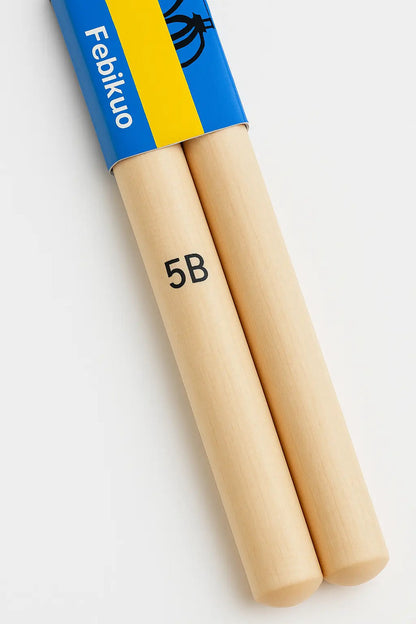 Baquetas palos palillos para batería Febikuo madera