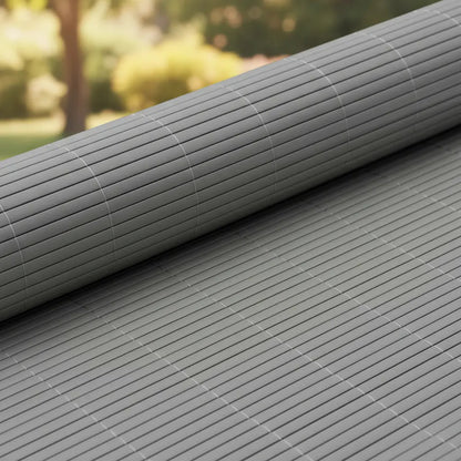 Cerca de PVC gris 1,0 x3 mts esterilla cerramiento gris