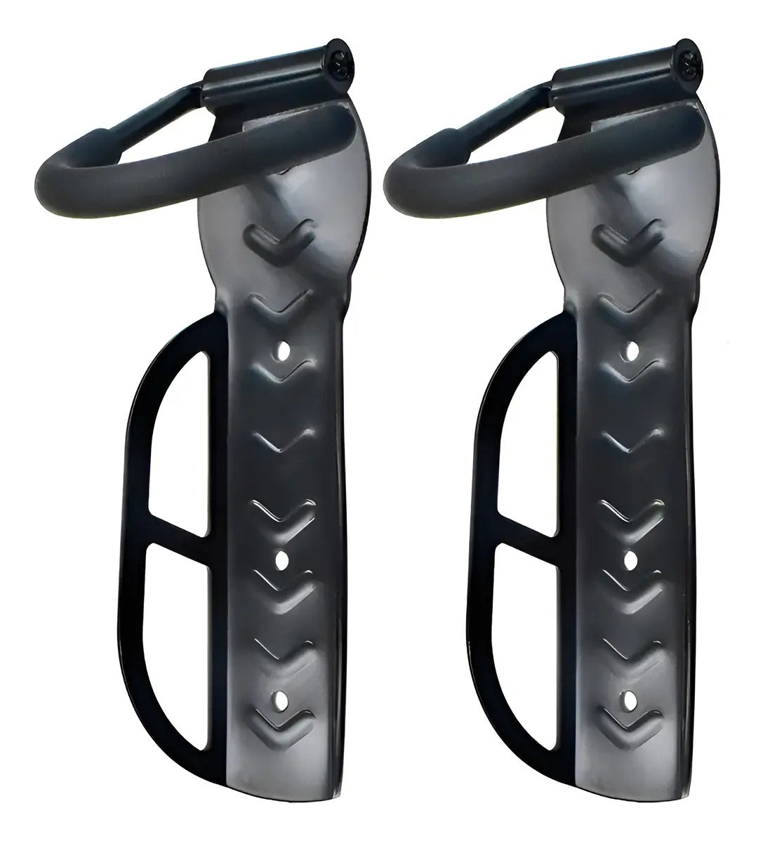 Pack x2 soporte bicicleta colgar enganchar bici en la pared negro