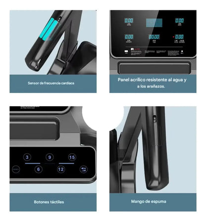 Caminadora eléctrica plegable motor DC de 3.25 HP