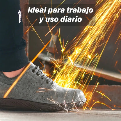 Zapatos de seguridad casual con punta de acero antideslizante