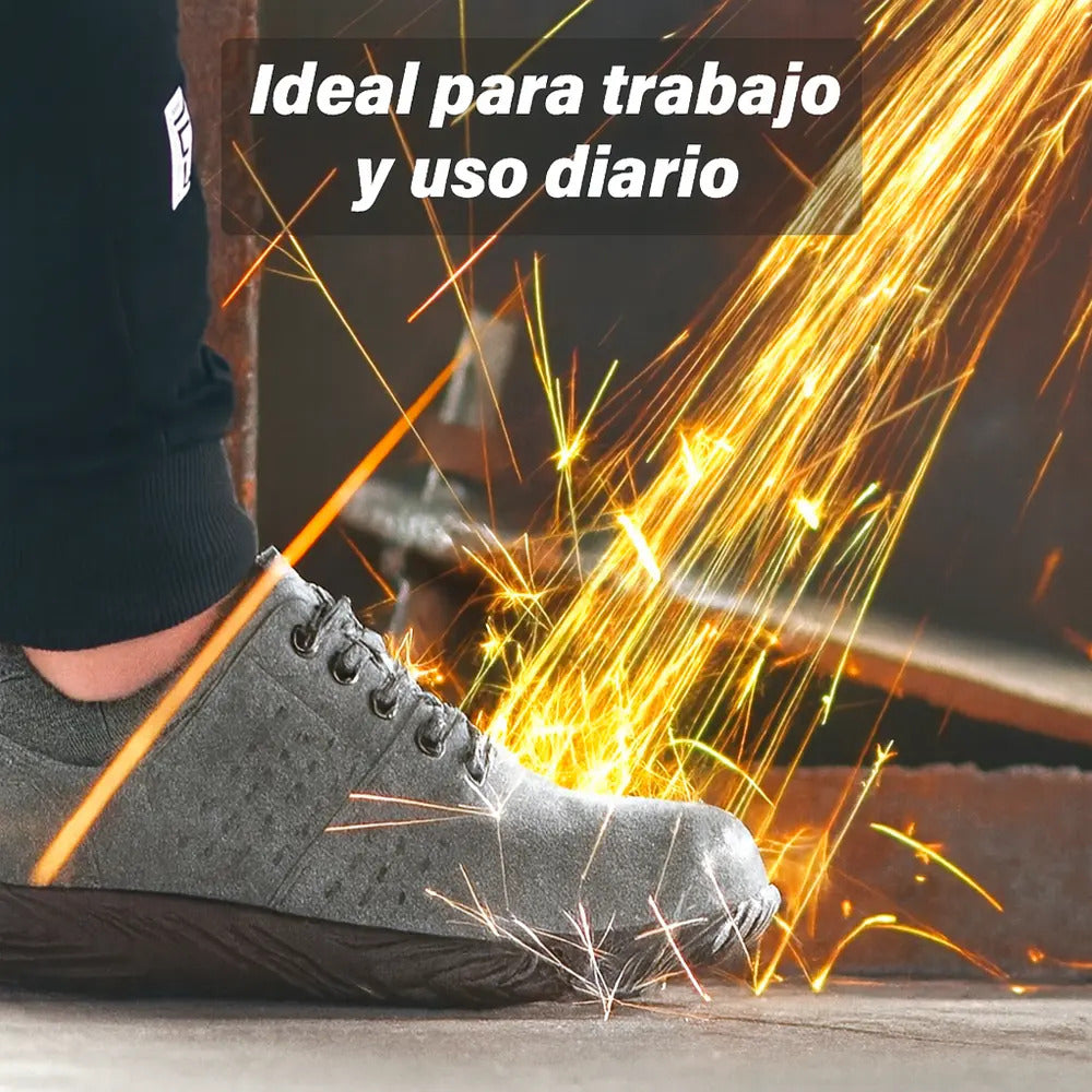Zapatos de seguridad casual con punta de acero antideslizante