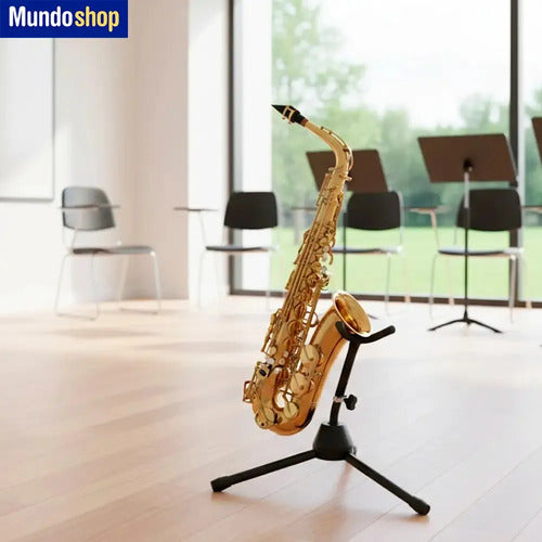 Soporte Pie Para Saxo Plegable Musica