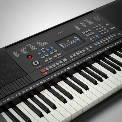 Pack teclado musical órgano piano + funda protectora negro