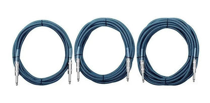 Cable plug 6 metros profesional instrumento guitarra bajo