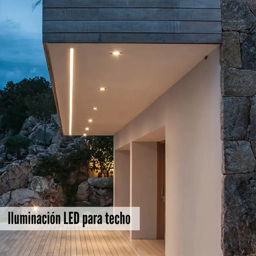 Plafón Led Circular Embutir Iluminación 7w Empotrar Pro Blanco