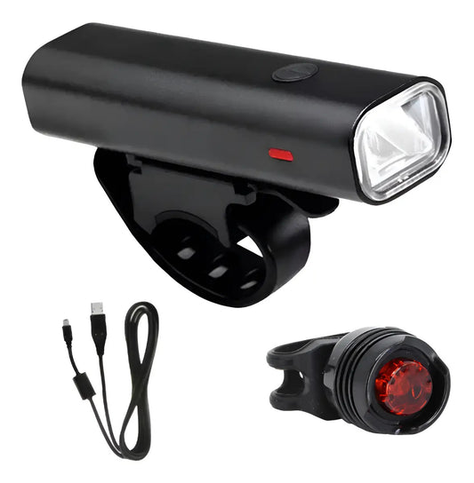 Luz para bicicleta set linterna trasera + delantera