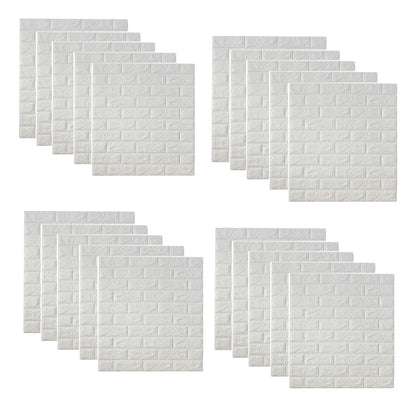 Pack x20 placas autoadhesivas ladrillo revestimiento
