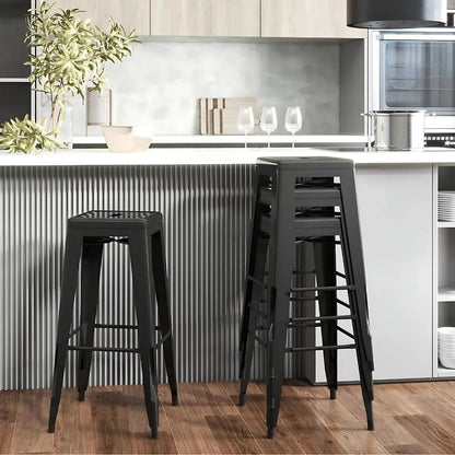 Banqueta taburete Tolix desayunadora cocina 76 cm
