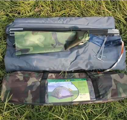 Carpa Iglú Outter 2 Personas Verde Oscuro C/ Mosquitero Camping