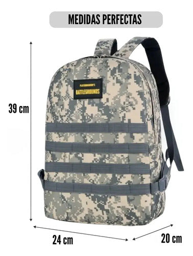 Mochila Urbana Táctica Militar Gris Militar