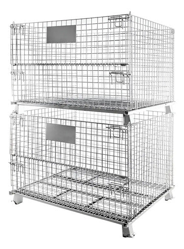 Carro Plataforma Mundo Shop Jaula Color Gris