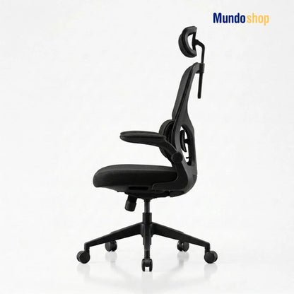 Silla De Escritorio Oficina Ergonómica Con Soporte Lumbar Negro