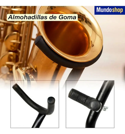 Soporte Pie Para Saxo Plegable Musica