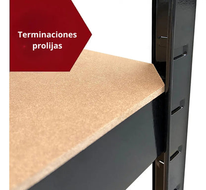 Estanteria metalica multiuso industrial MDF regulable
