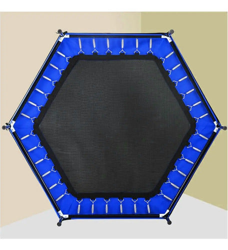 Cama Elástica Infantil Con Red De Seguridad 140 X130cm