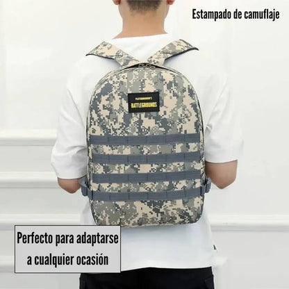 Mochila Urbana Táctica Militar Gris Militar