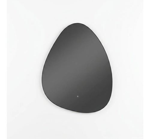 Espejo Touch Gota Sin Marco Con Luz Led 70x50cm Táctil Blanco
