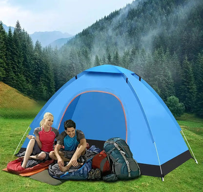 Carpa Iglu Autoarmable 2 A 3 Personas Camping 190 X 130cm Celeste