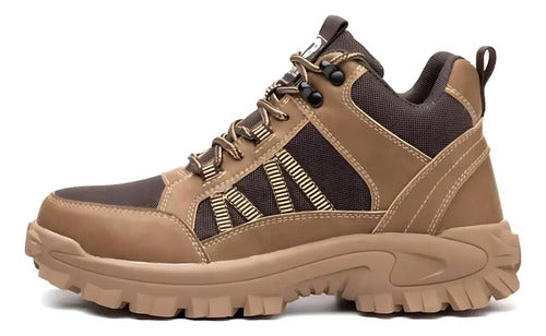 Calzado Bota De Seguridad Para Trabajo Punta Reforzada