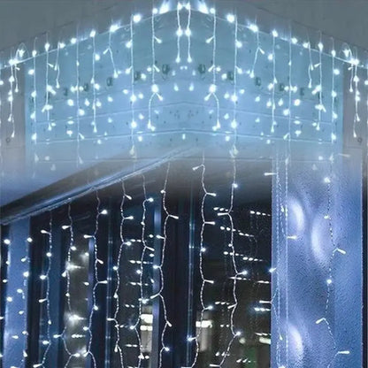 Cortina Led 300tira 2x2 Metros Navidad Bodas Luces Fría