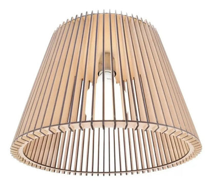 Lamparas De Techo Luminaria Madera 40cm. Buena Calidad Madera