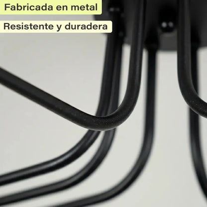 Lampara De Techo Moderna Novedosa Nordica Multiple Negro